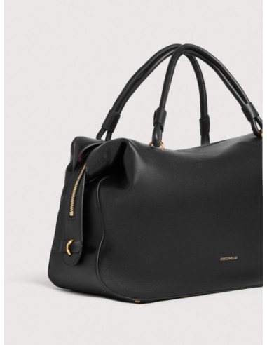 Borsa a mano in pelle liscia Coccinelle Lizzie Medium – Noir - foto 4