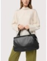 Borsa a mano in pelle liscia Coccinelle Lizzie Medium – Noir Borsa a mano in pelle liscia Coccinelle Lizzie Medium – Noir
