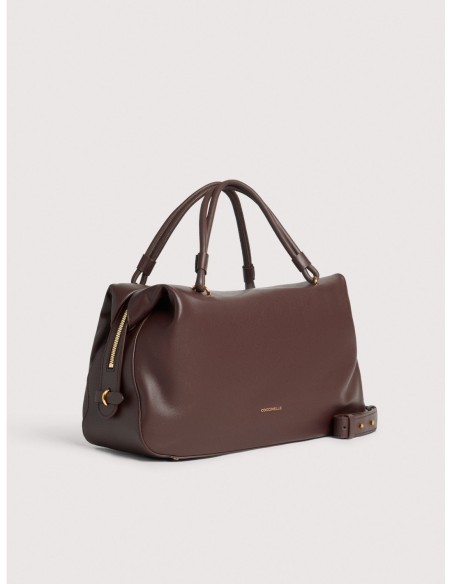 Borsa a mano in pelle liscia Coccinelle Lizzie Medium – Berry - foto 2