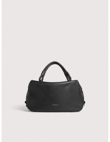 Borsa a mano in pelle liscia Coccinelle Lizzie Small – Noir - foto 1