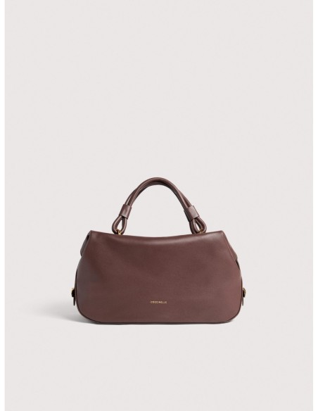 Borsa a mano in pelle liscia Coccinelle Lizzie Small – Berry - foto 1