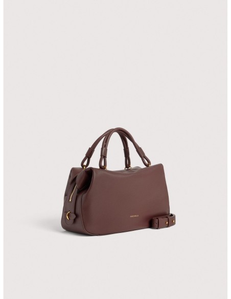 Borsa a mano in pelle liscia Coccinelle Lizzie Small – Berry - foto 2