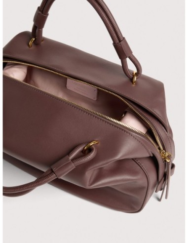 Borsa a mano in pelle liscia Coccinelle Lizzie Small – Berry - foto 3