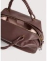 Borsa a mano in pelle liscia Coccinelle Lizzie Small – Berry