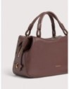 Borsa a mano in pelle liscia Coccinelle Lizzie Small – Berry