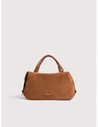 Borsa a mano in camoscio Coccinelle Lizzie Small – Cognac - foto 1
