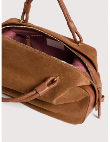 Borsa a mano in camoscio Coccinelle Lizzie Small – Cognac - foto 3