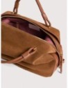 Borsa a mano in camoscio Coccinelle Lizzie Small – Cognac