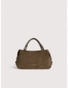 Borsa a mano in camoscio Coccinelle Lizzie Small – Fango Borsa a mano in camoscio Coccinelle Lizzie Small – Fango