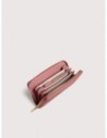 Portafoglio grande con zip in pelle con grana Coccinelle Metallic Large – Winter Rose Portafoglio grande con zip in pelle con grana Coccinelle Metallic Large – Winter Rose