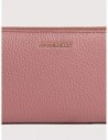 Portafoglio grande con zip in pelle con grana Coccinelle Metallic Large – Winter Rose Portafoglio grande con zip in pelle con grana Coccinelle Metallic Large – Winter Rose
