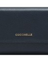 Portafoglio medio con patta in pelle con grana Coccinelle Metallic Medium – Midnight Blue Portafoglio medio con patta in pelle con grana Coccinelle Metallic Medium – Midnight Blue