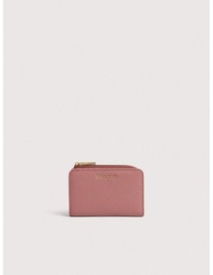 Portafoglio piccolo in pelle con grana Coccinelle Metallic Small – Winter Rose - foto 1