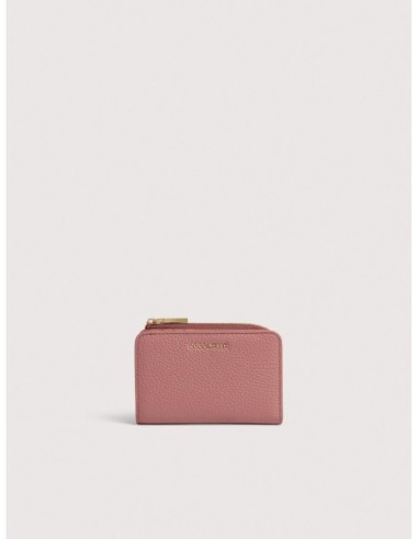Portafoglio piccolo in pelle con grana Coccinelle Metallic Small – Winter Rose - foto 1