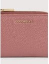Portafoglio piccolo in pelle con grana Coccinelle Metallic Small – Winter Rose Portafoglio piccolo in pelle con grana Coccinelle Metallic Small – Winter Rose