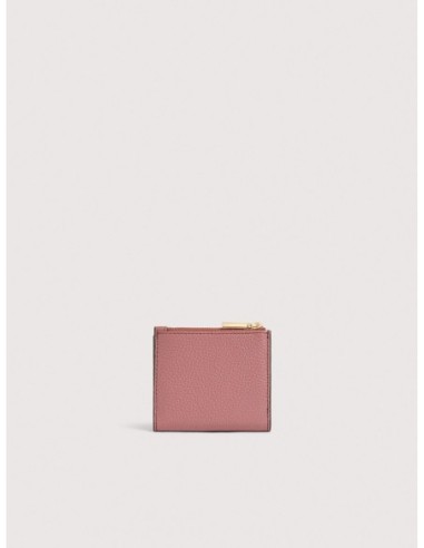 Portafoglio compatto in pelle tricolore Coccinelle Metallic Medium – Berry/Winter Rose/Eucalipto - foto 3