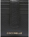 Portafoglio compatto in pelle con grana Coccinelle Metallic Medium – Noir Portafoglio compatto in pelle con grana Coccinelle Metallic Medium – Noir