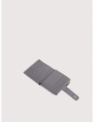 Portafoglio compatto in pelle con grana Coccinelle Metallic Medium – Stove - foto 2