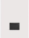Portafoglio piccolo con bottone in pelle con grana Coccinelle Metallic Small – Noir