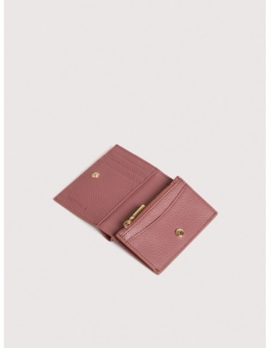 Portafoglio piccolo con bottone in pelle con grana Coccinelle Metallic Small – Winter Rose - foto 2