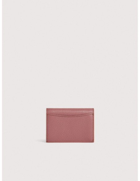 Portafoglio piccolo con bottone in pelle con grana Coccinelle Metallic Small – Winter Rose - foto 3