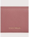 Portafoglio piccolo con bottone in pelle con grana Coccinelle Metallic Small – Winter Rose Portafoglio piccolo con bottone in pelle con grana Coccinelle Metallic Small – Winter Rose