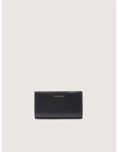 Portafoglio medio in pelle con grana Coccinelle Metallic Large – Noir - foto 1