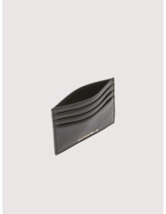 Portacarte in pelle con grana Coccinelle Metallic Small – Noir - foto 1 2