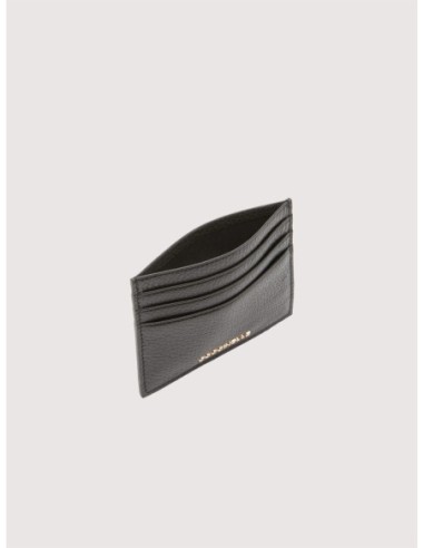 Portacarte in pelle con grana Coccinelle Metallic Small – Noir - foto 2