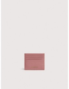 Portacarte in pelle con grana Coccinelle Metallic Small – Winter Rose - foto 1