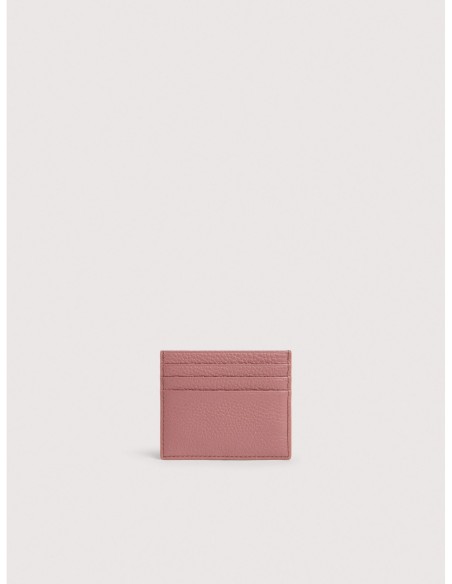 Portacarte in pelle con grana Coccinelle Metallic Small – Winter Rose - foto 3