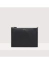 Minibag a tracolla in pelle con grana Coccinelle – Noir