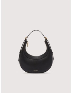Minibag in pelle con grana Coccinelle Whisper Mini – Noir - foto 1