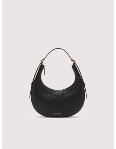 Minibag in pelle con grana Coccinelle Whisper Mini – Noir - foto 1