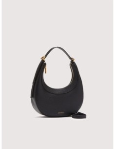 Minibag in pelle con grana Coccinelle Whisper Mini – Noir - foto 1 2