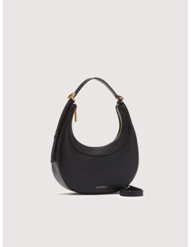 Minibag in pelle con grana Coccinelle Whisper Mini – Noir - foto 2