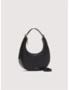 Minibag in pelle con grana Coccinelle Whisper Mini – Noir