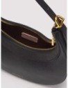 Minibag in pelle con grana Coccinelle Whisper Mini – Noir