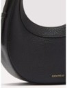Minibag in pelle con grana Coccinelle Whisper Mini – Noir