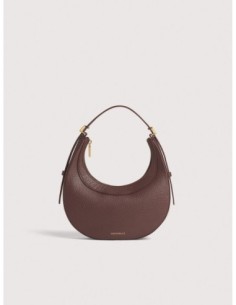 Minibag in pelle con grana Coccinelle Whisper Mini – Berry - foto 1