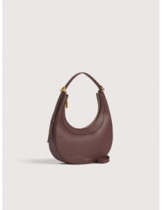 Minibag in pelle con grana Coccinelle Whisper Mini – Berry - foto 1 2