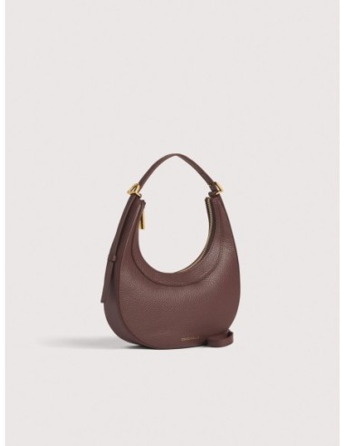 Minibag in pelle con grana Coccinelle Whisper Mini – Berry - foto 2