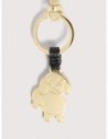Charm portachiavi cane in pelle e metallo Coccinelle Basic Metal – Noir