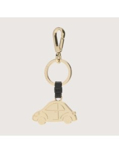 Charm portachiavi auto in pelle e metallo Coccinelle Basic Metal – Noir - foto 1