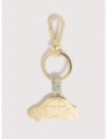 Charm portachiavi auto in pelle e metallo Coccinelle Basic Metal – Eucalipto