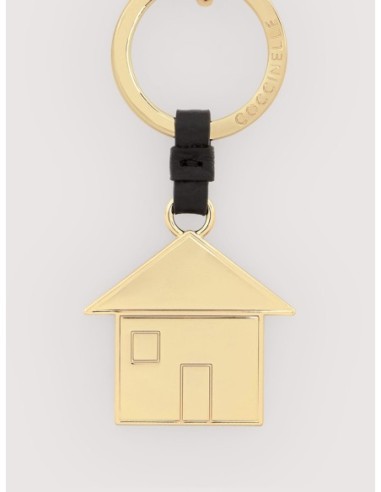Charm portachiavi casetta in pelle e metallo Coccinelle Basic Metal – Noir - foto 2