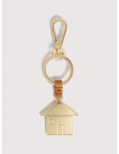 Charm portachiavi casetta in pelle e metallo Coccinelle Basic Metal – Robin - foto 1