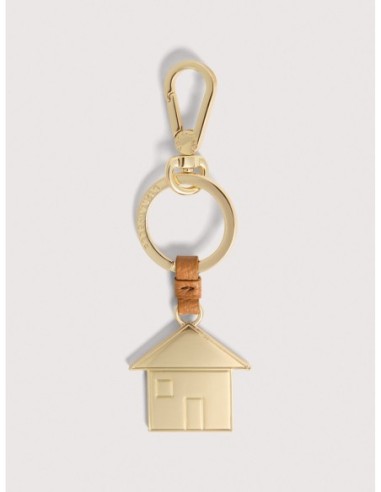 Charm portachiavi casetta in pelle e metallo Coccinelle Basic Metal – Robin - foto 1