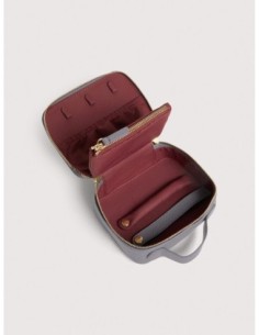 Portagioie in pelle con grana Coccinelle Jewelry Medium – Stove - foto 1 2