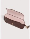 Portaocchiali in pelle con grana Coccinelle C-Me Mini – Berry